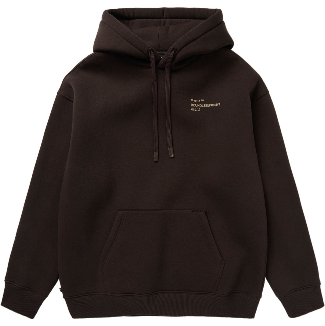 2025 Mystic Da Uomo Felpa Con Cappuccio Heartsease 35104.260115 - Dark Brown